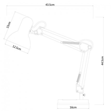 Настольная лампа ARTE Lamp A1330LT-1WH