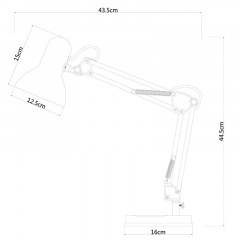 Настольная лампа ARTE Lamp A1330LT-1WH