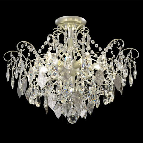 Накладная люстра Crystal Lux ESMIRALDA PL6 SILVER