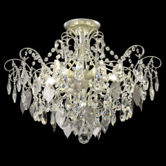 Накладная люстра Crystal Lux ESMIRALDA PL6 SILVER