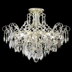 Накладная люстра Crystal Lux ESMIRALDA PL6 SILVER