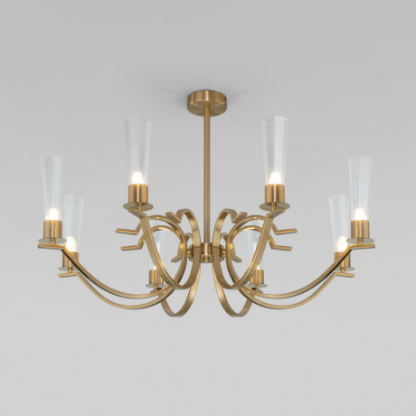 Люстра на штанге Eurosvet 60141/8 латунь