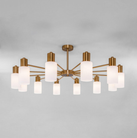 Люстра на штанге Eurosvet 70160/12 латунь