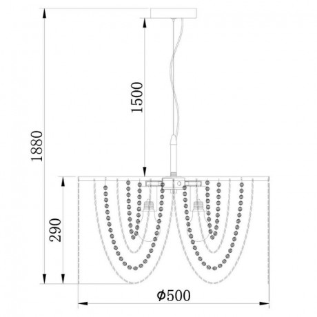 Подвесная люстра Escada 10173/3S