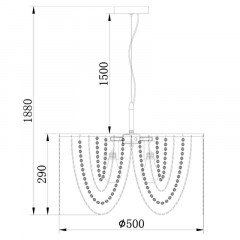 Подвесная люстра Escada 10173/3S