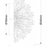 Бра Fluorite FL1157-1WB