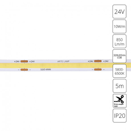 Лента ARTE Lamp A2432008-03-6K