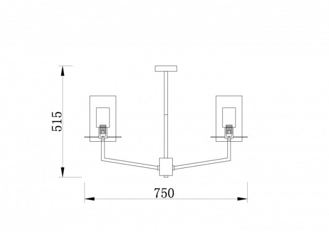 Люстра на штанге Freya FR5206PL-06FG