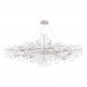 Подвесная люстра Crystal Lux REINA V2 SP16 L1500 SILVER PATINA