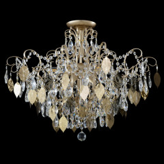 Накладная люстра Crystal Lux ESMIRALDA PL9 GOLD