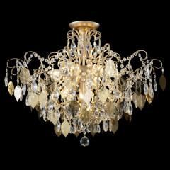 Накладная люстра Crystal Lux ESMIRALDA PL9 GOLD