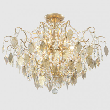 Накладная люстра Crystal Lux ESMIRALDA PL9 GOLD