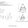 Встраиваемый светильник Crystal Lux CLT 032C1 WH