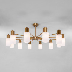 Люстра на штанге Eurosvet 70160/12 латунь Smart