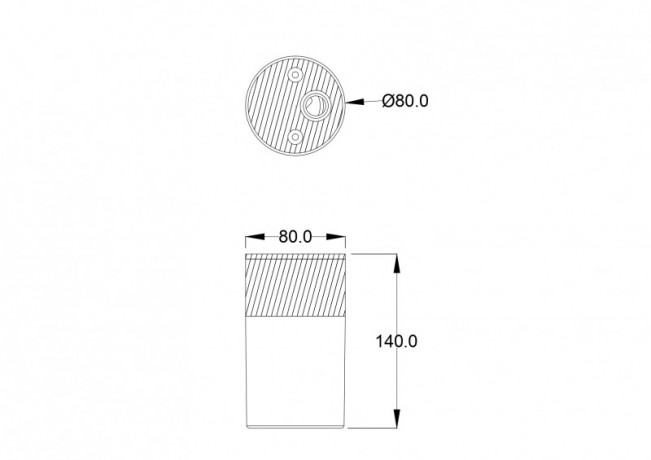Накладной уличный светильник Maytoni O418CL-01B