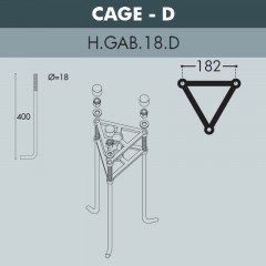 Садово-парковый светильник Fumagalli V50.372.A30.LXH27