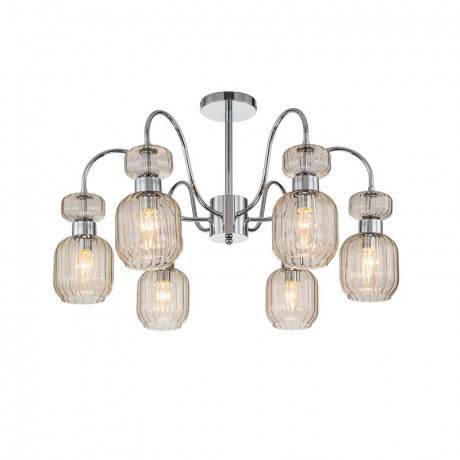 Люстра на штанге Escada 1141/6PL Chrome/Beige