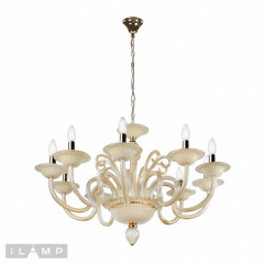 Подвесная люстра iLamp P2318-10GD