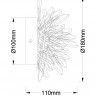 Бра Fluorite FL1157-1WS