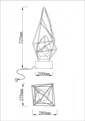Настольная лампа Fluorite FL1101-1T1