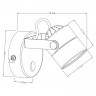 Спот ARTE Lamp A1310AP-1BK