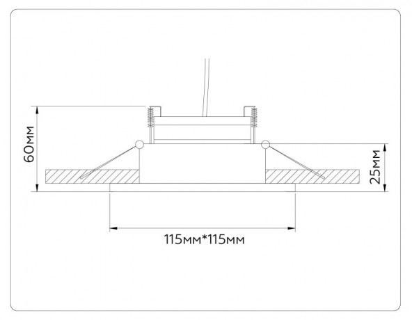 Встраиваемый светильник Ambrella Light TN52339