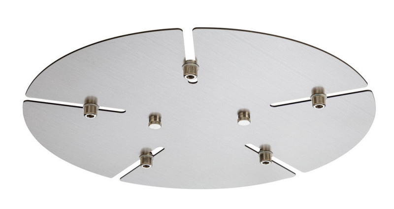 База накладная Crystal Lux Потолочная база D350-5 NICKEL