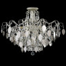 Накладная люстра Crystal Lux ESMIRALDA PL9 SILVER