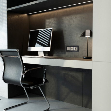 Выключатель Werkel W1223004 дымчатый