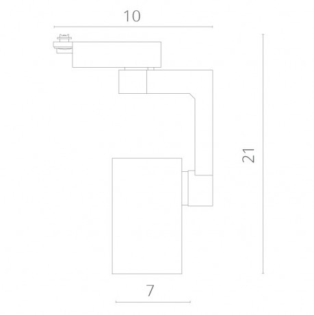 Светильник на шине ARTE Lamp A2320PL-1BK
