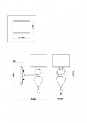 Бра Freya FR5369WL-01BS