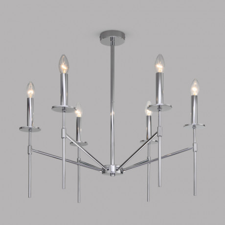 Люстра на штанге Eurosvet 60142/6 хром