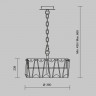 Подвесная люстра Maytoni MOD043PL-04G