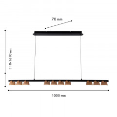 Подвесная люстра Favourite 4266-10P
