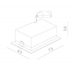 Встраиваемый светильник ARTE Lamp A3153PL-2BK