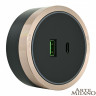 Трековая система розеток Arte Milano 380066TS LED/USB-Type-C Gold