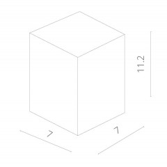 Накладной светильник ARTE Lamp A9264PL-1WH