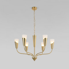 Подвесная люстра Eurosvet 60167/6 латунь