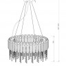 Подвесная люстра Maytoni MOD097PL-08CH