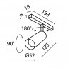 Светильник на шине Maytoni Technical TR032-4-12WTW-S-DD-B
