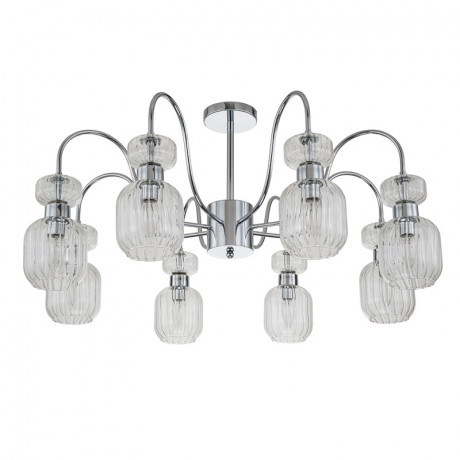 Люстра на штанге Escada 1141/8PL Chrome/Clear