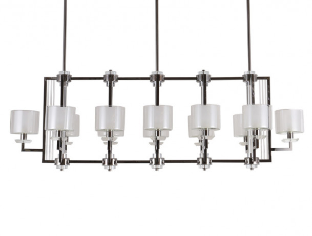 Подвесная люстра Newport 4408+4/S black glossy