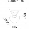 Бра ARTE Lamp A5184AP-1AB