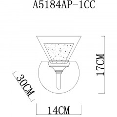 Бра ARTE Lamp A5184AP-1CC