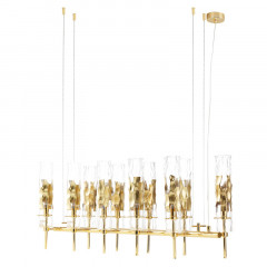 Подвесная люстра Crystal Lux PRIMAVERA SP10 GOLD