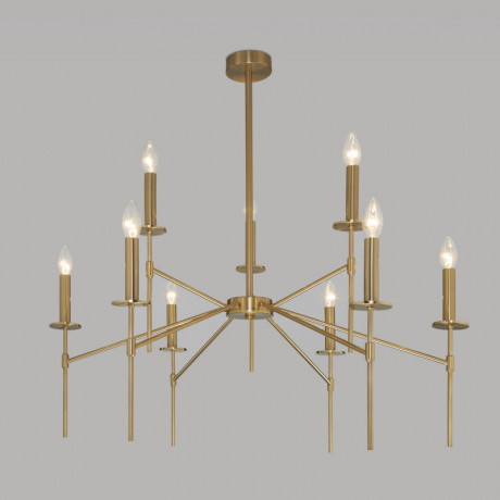 Люстра на штанге Eurosvet 60142/9 латунь