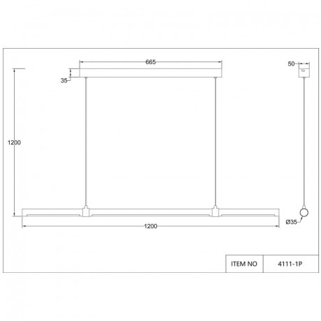 Подвесной светильник Favourite 4111-1P