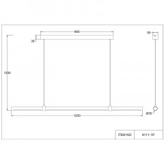 Подвесной светильник Favourite 4111-1P