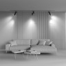 Светильник на шине Maytoni Technical TR005-4-2X12W-DS-B