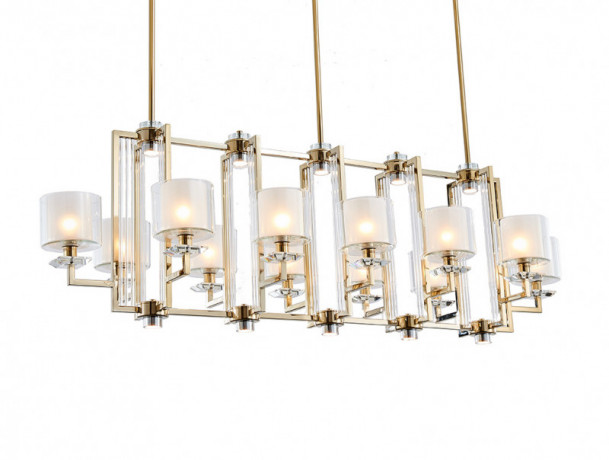 Люстра на штанге Newport 4408+4/S gold